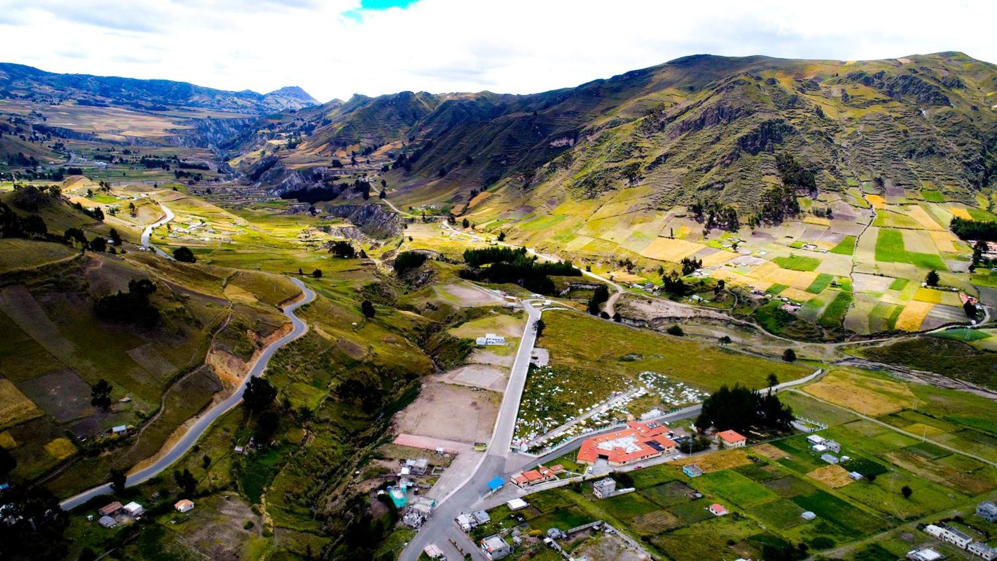 Mirador Oro Verde Quilotoa Zumbagua Buitenkant foto